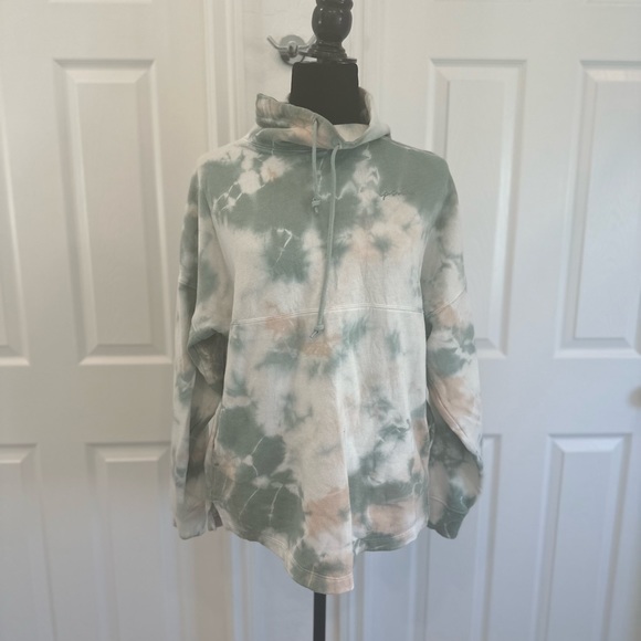 PINK Tie Die Campus Cowl Neck and Jogger set - Picture 2 of 13